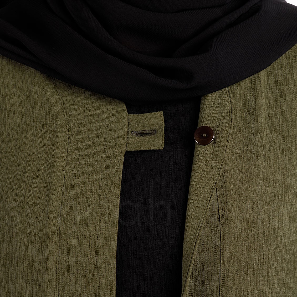 Sunnah Style Brushed Robe Army